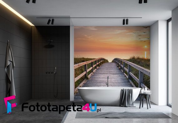 Spacer-o-zachodzie-slonca-fototapety-fototapety-do-lazienki-330540265-f4u