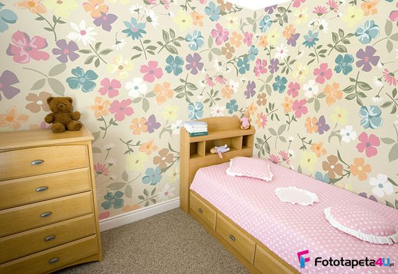 Pudrowe-kwiatki-fototapety-fototapety-do-pokoju-dziecka-47464357-f4u
