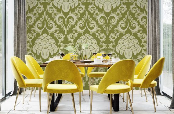 Elegancja-kwiatowych-ornamentow-fototapety-fototapety-do-jadalni-9439846-f4u
