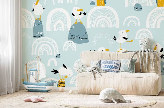 W-krainie-wesolych-ptaszkow-fototapety-fototapety-do-pokoju-dziecka-303904164-f4u