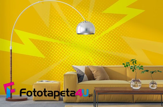 Zolte-blyskawice-fototapety-pop-art-324337872-f4u